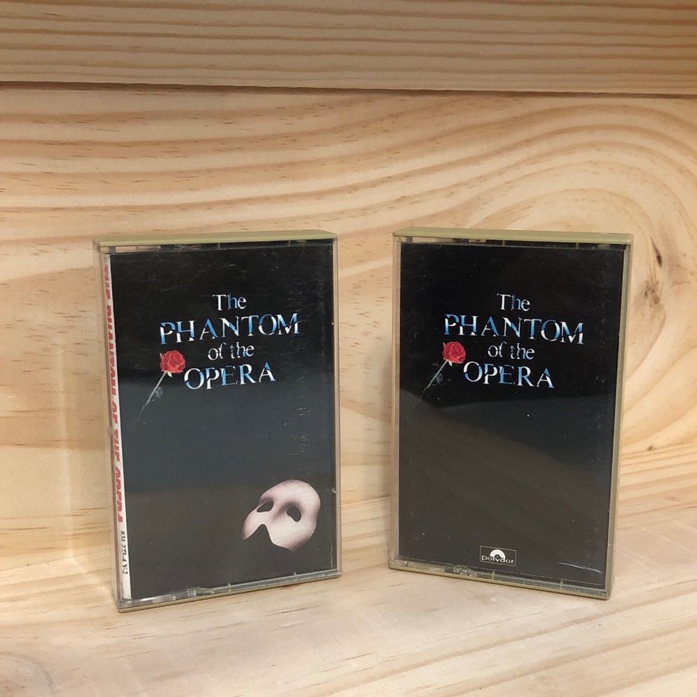 Phantom of the Opera 1987 2 Tape Set Cassette Theater Andrew Lloyd Weber